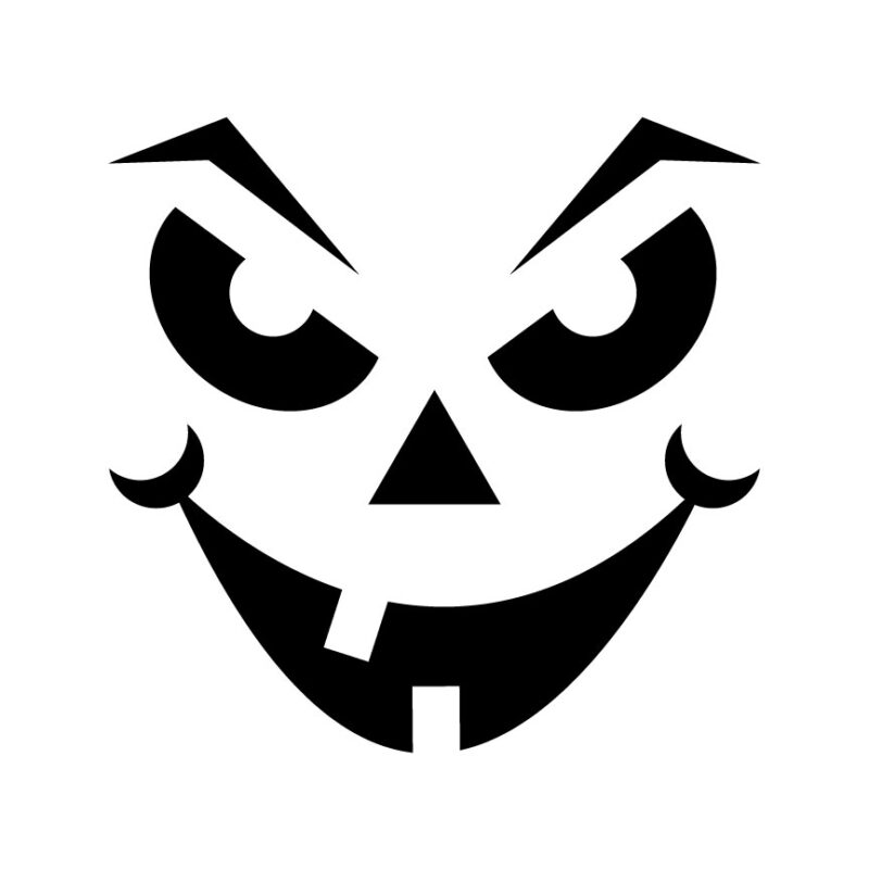 Evil Pumpkin Face