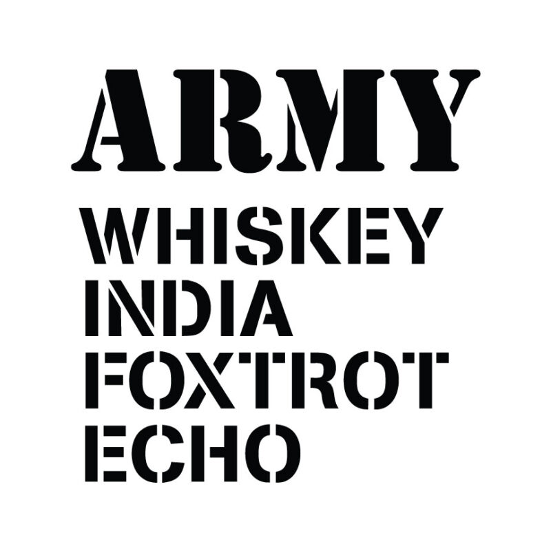 Army Wife Phonetic SVG