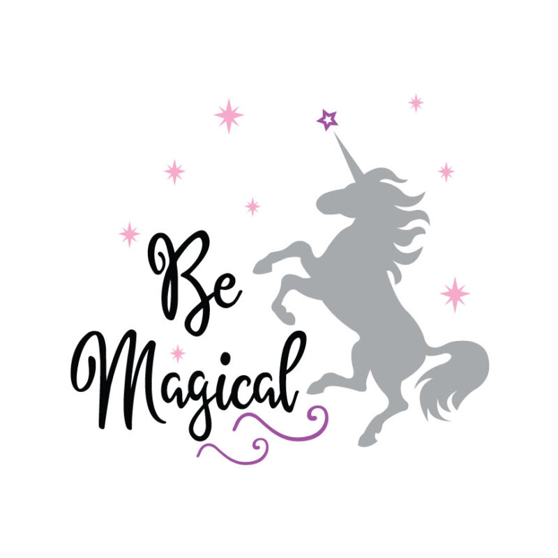 Be Magical Unicorn SVG
