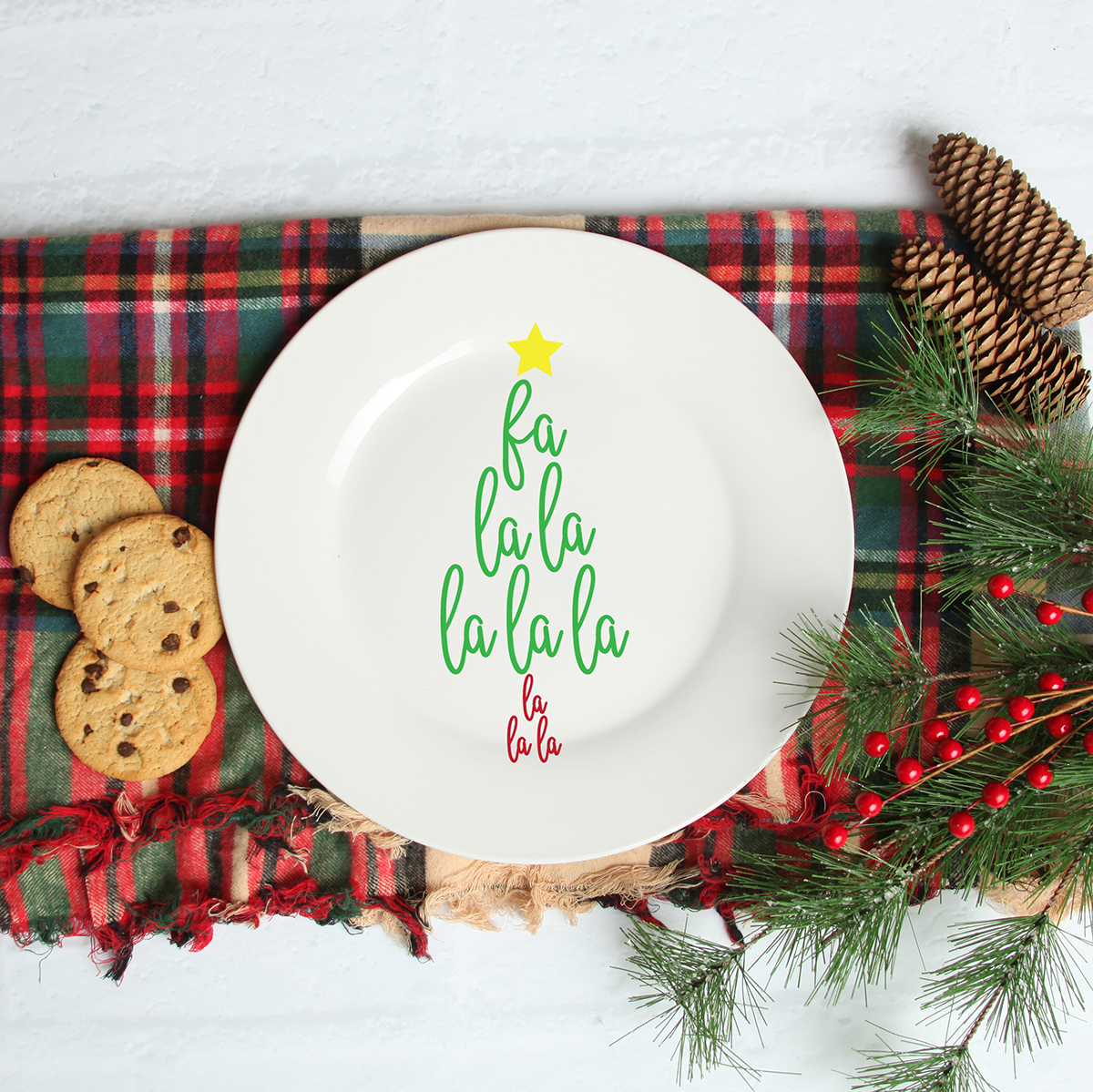 Fa La La La La Christmas Tree SVG - Image 2