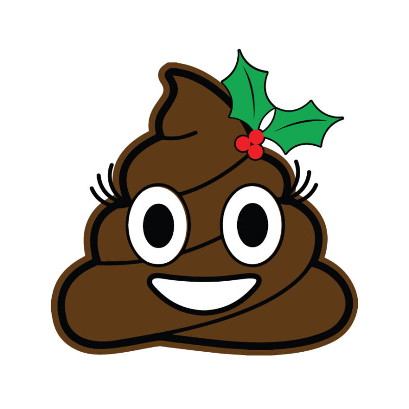 Poop Emoji Christmas Card