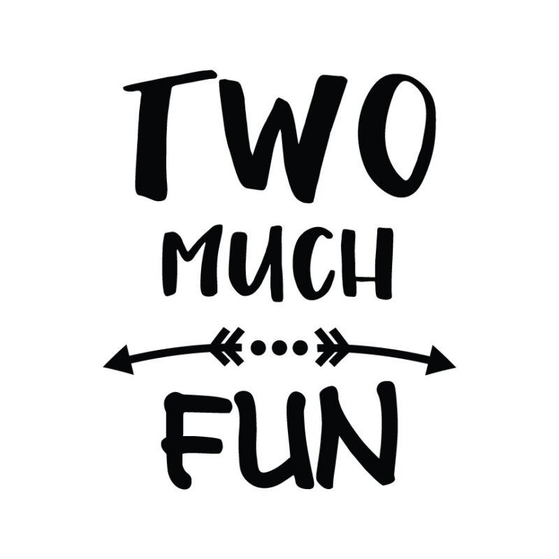 Two Much Fun Birthday SVG