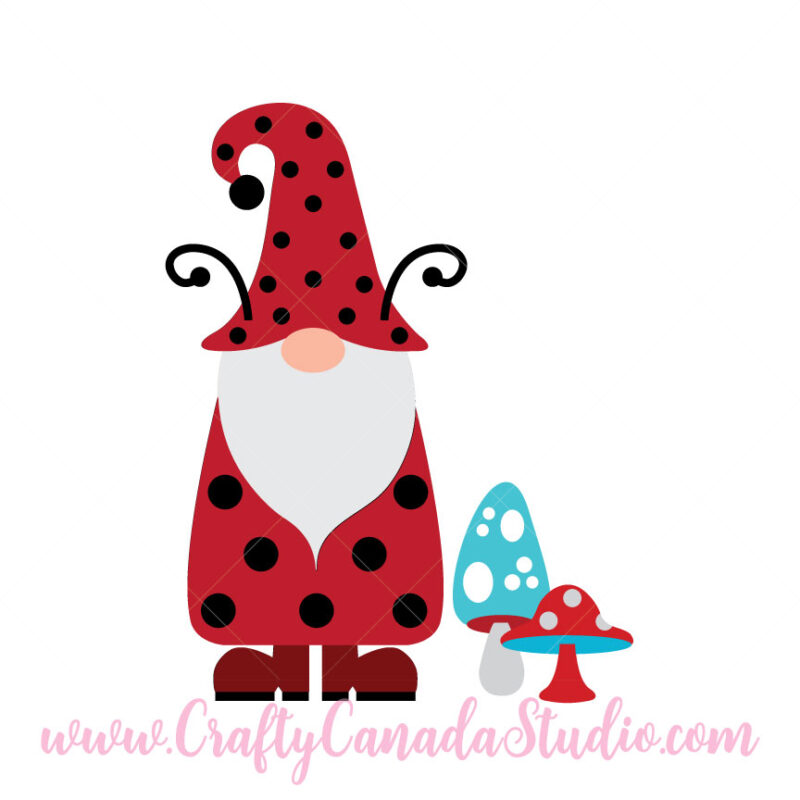 Ladybug Gnome SVG
