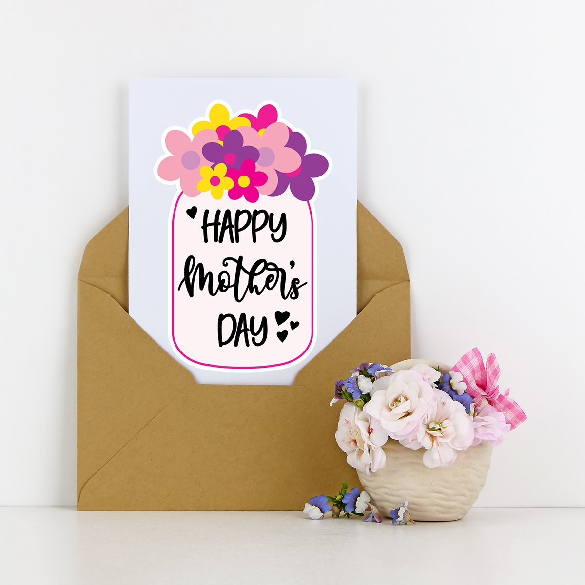 Happy Mother's Day Mason Jar SVG - Image 2