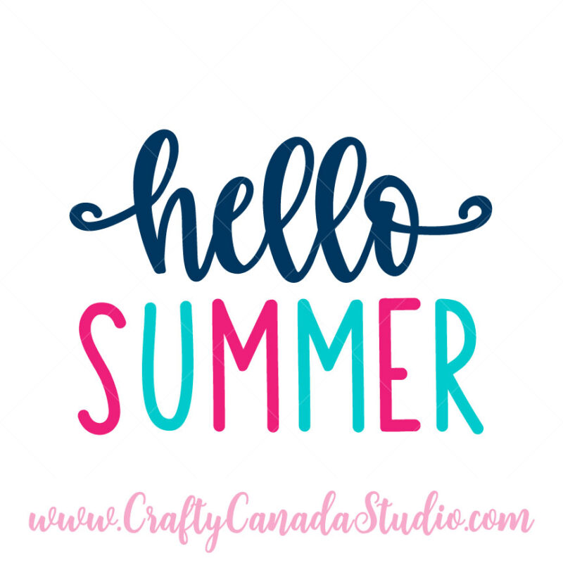 Hello Summer SVG