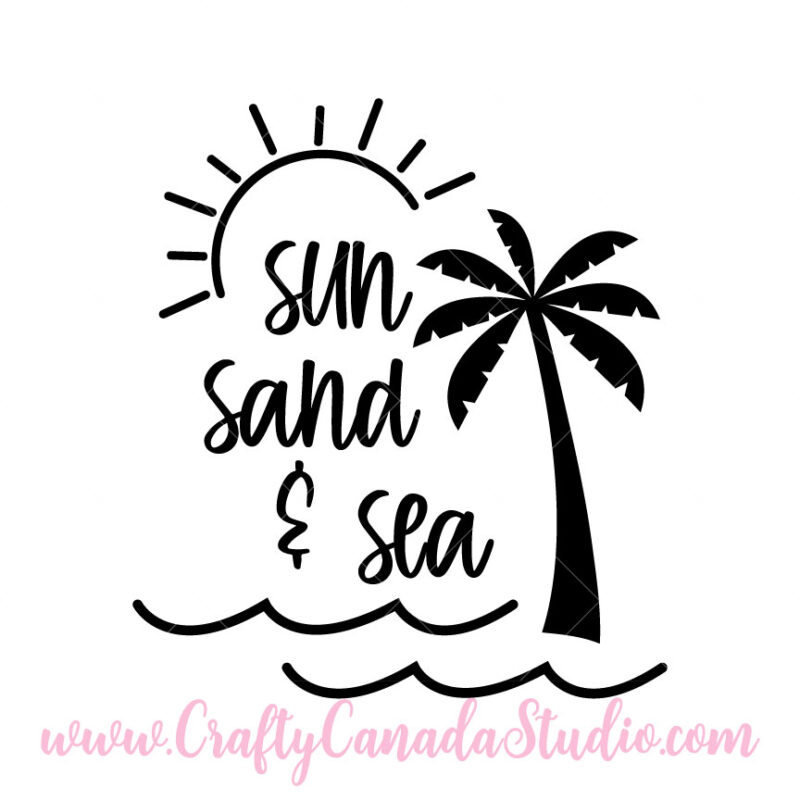 Sun Sand And Sea SVG