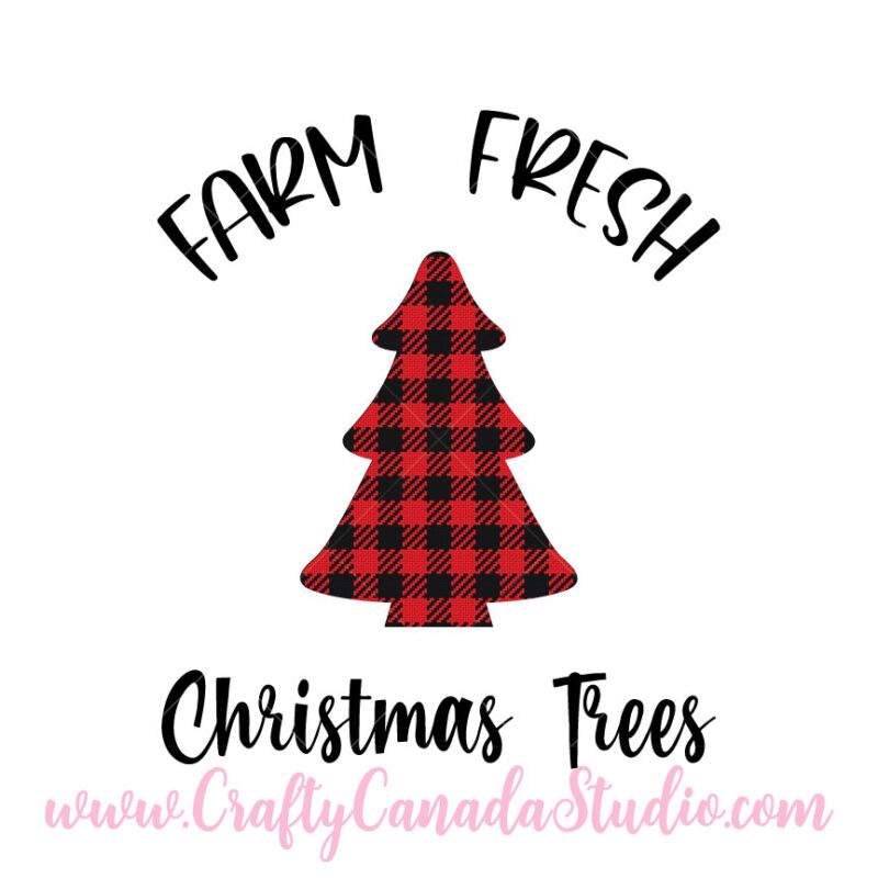 Farm Fresh Christmas Trees SVG