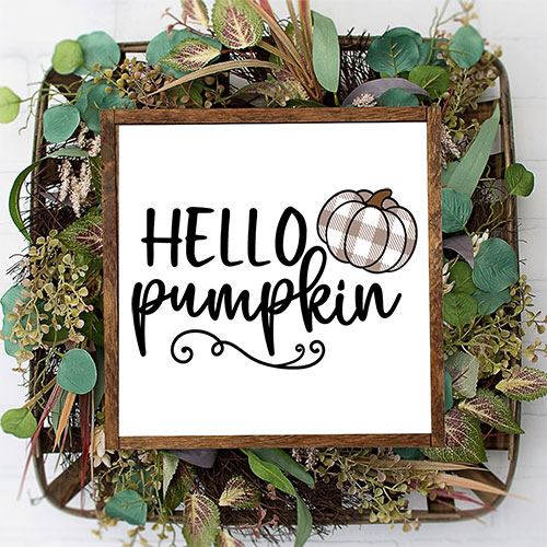 Hello Pumpkin SVG - Image 3