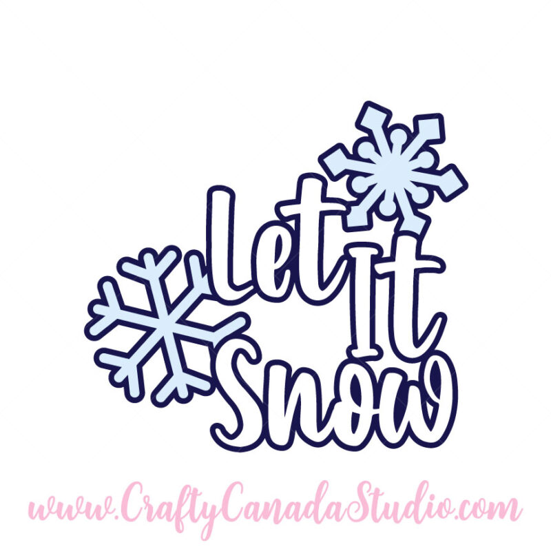 Free Let It Snow SVG