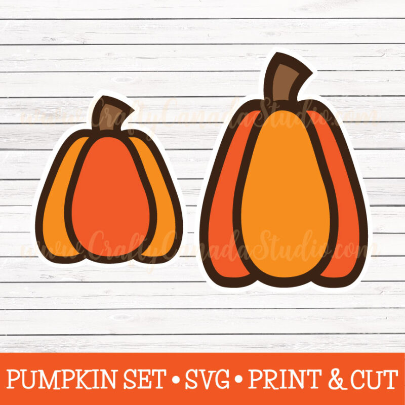 Set of Pumpkins SVG