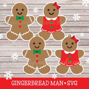gingerbread man svg
