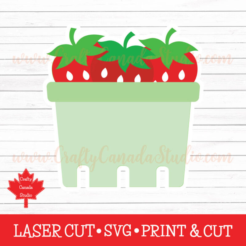 Strawberry Box SVG